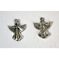 367280D - Charm metalic argintiu - ingeras - ANT-CH