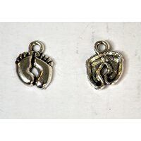 367258D - Charm metalic argintiu - picioruse - ANT-CH