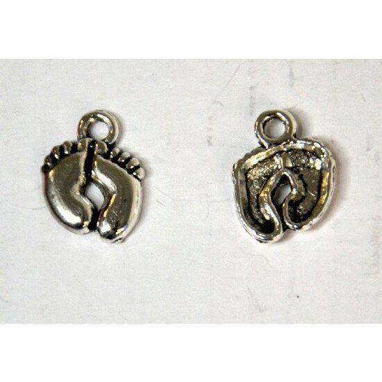 367258D - Charm metalic argintiu - picioruse - ANT-CH