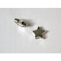 367278 - Charm metalic argintiu - stea - ANT-CH