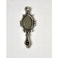 367274D - Charm metalic argintiu - oglinda - ANT-CH