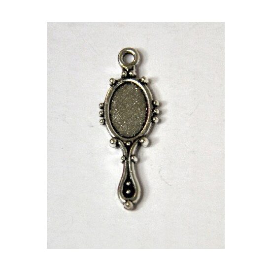 367274D - Charm metalic argintiu - oglinda - ANT-CH