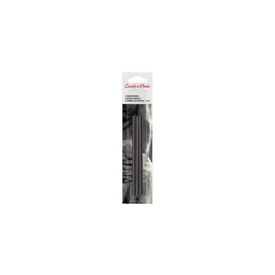 Set 3 carbuni naturali rotunzi 11mm, blister Conte a Paris