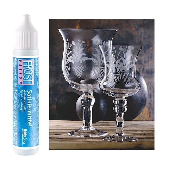 45511 Vopsea sablare sticla - frost - satinata pe baza de apa 29 ml Alb - C. Kreul