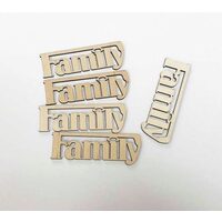 32156 - Set 5 figurine lemn 10 cm - Family - Pentart
