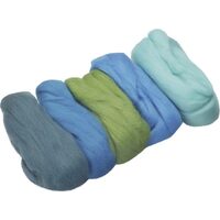 212506305 - Lana colorata mix 50gr - verde - albastru - Knorr Prandell