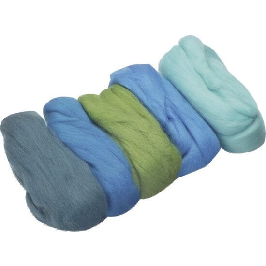 212506305 - Lana colorata mix 50gr - verde - albastru - Knorr Prandell