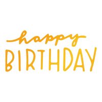 ULT158096 - Placa pentru embosare si folie la cald - Happy Birthday - Couture Creations