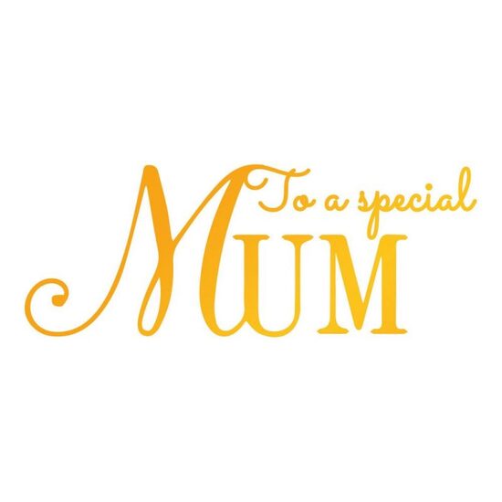 ULT158107 - Placa pentru embosare si folie la cald - Special Mum - Couture Creations