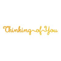 ULT158116 - Placa pentru embosare si folie la cald - Thinking of you - Couture Creations