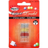 28174 - Sarma decorativa, mix 4 culori, 0.25mm x 5m - Meyco
