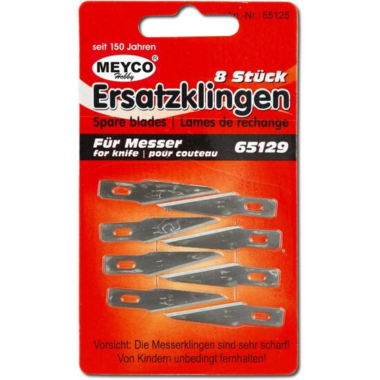 65125 - Set 8 rezerve cutter precizie 65129 - Meyco
