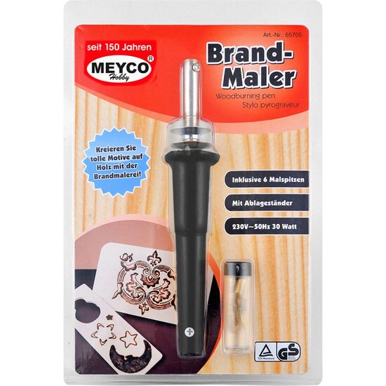 65705 - Aparat pirogravura lemn, 6 capete, 30W - Meyco
