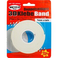 65745 - Banda dubluadeziva buretata, 10mm x 2m x 2mm - Meyco
