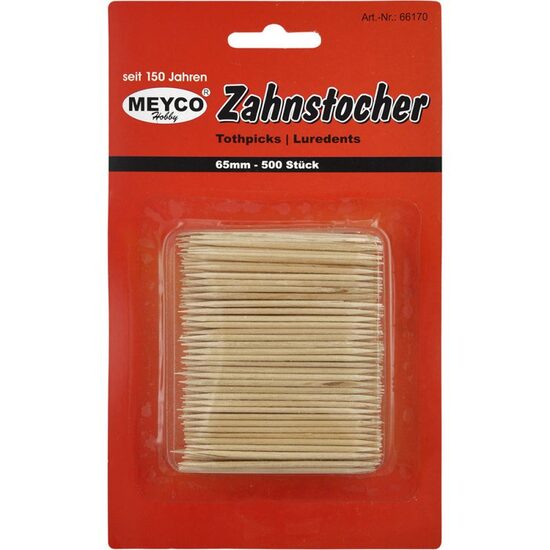 66170 - Set 450 scobitori lemn 65mm - Meyco