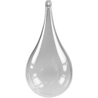 45007 - Glob plastic, picatura, lacrima - 2 partitii - 110mm - Meyco