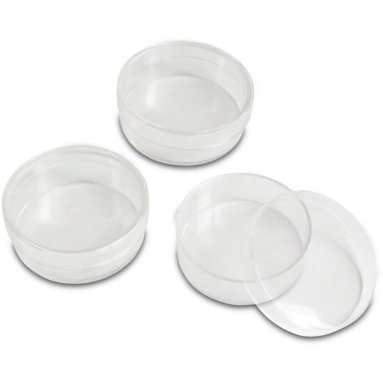 61993 - Cutiuta rotunda plastic - 4cm x 15mm - Meyco