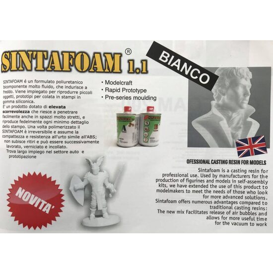 SINTAFOAM BIANCO 1 KG. - Casting Resin - Rasina alba - Prochima - RP481BIK1