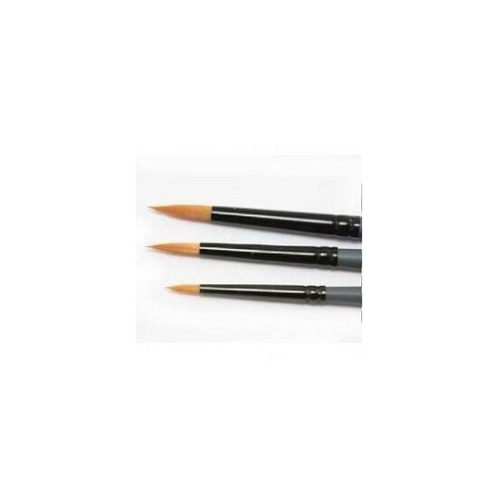 Set 3 pensule sintetice rotunde, 2, 6, 10 - Lefranc