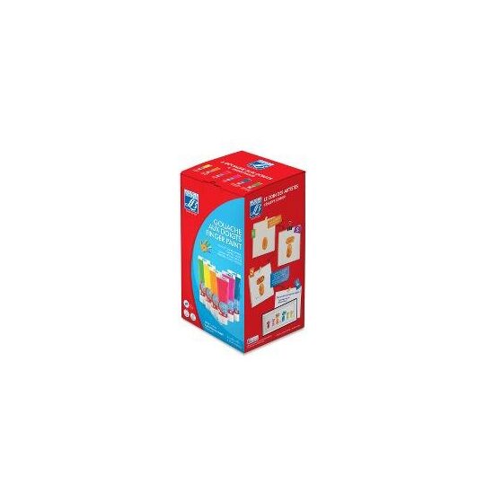 Set 6x250ml - Gouache - pictura cu mana - Finger paint - Lefranc