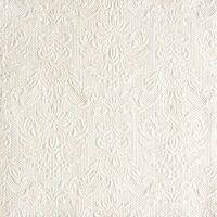 14005507 - Set 20 servetele embosate - 40x40cm - Elegance Pearl Alb - Ambiente