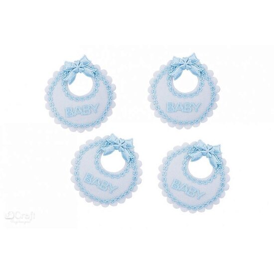 R02N Accesoriu bavetica baiat 12/set, 5.5 cm - DP Craft