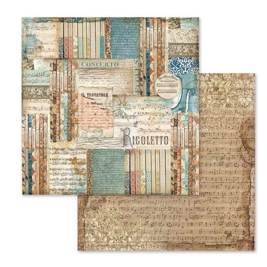SBB564 Hartie scrapbooking 31.2X30.3cm Stamperia