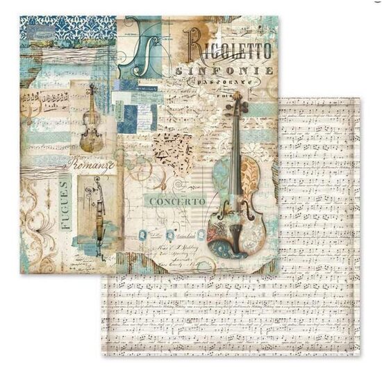 SBB565 Hartie scrapbooking 31.2X30.3cm Stamperia