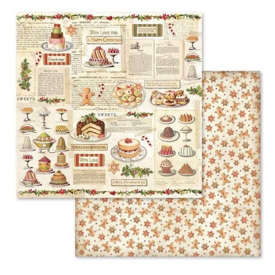 SBB568 Hartie scrapbooking 31.2X30.3cm Stamperia