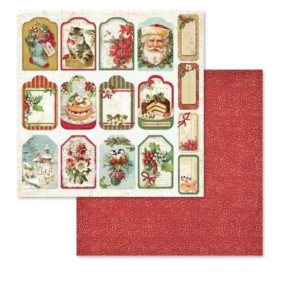 SBB569 Hartie scrapbooking 31.2X30.3cm Stamperia