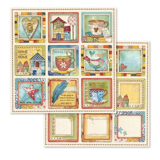 SBB572 Hartie scrapbooking 31.2X30.3cm Stamperia