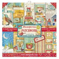 SBBL49 - Bloc 10 coli scrapbooking cu 2 fete, 30.5x30.5cm, 170gr. Stamperia