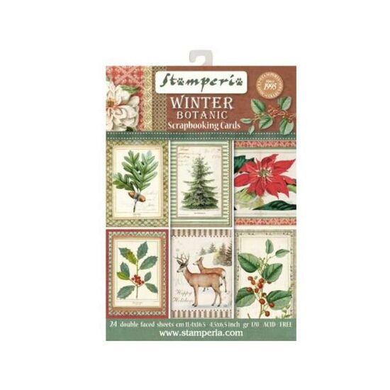SBBPC06 - Set 24 coli scrapbooking 11,4 x 16,5 cm