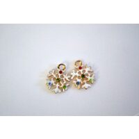 367289D - Charm auriu Craciun - fulg- 1.1x1.5cm - ANT-CH