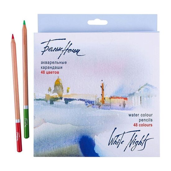 158411255 Set 48 creioane acuarela White Nights