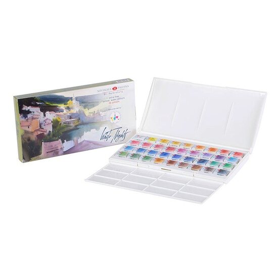19421244 Set 36 acuarele White Nights