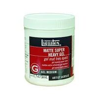 Matte super heavy gel - Gel acrilic mat super heavy - 473ml - Liquitex