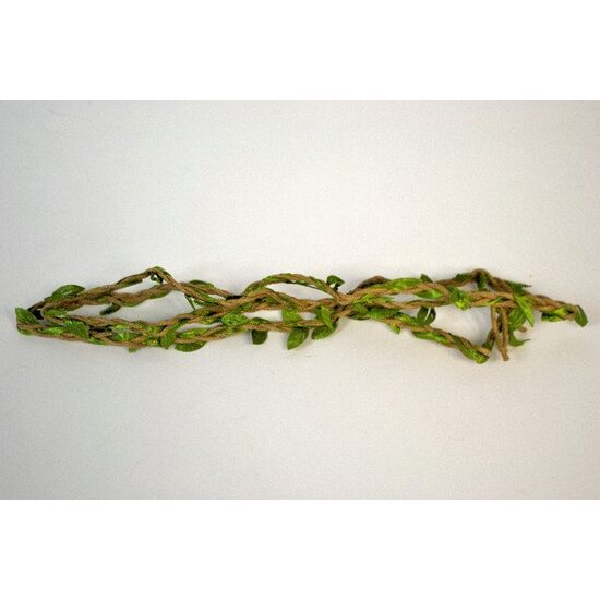372295 - Cordon iuta cerata natur cu frunze verzi - 1m - ANT-CH