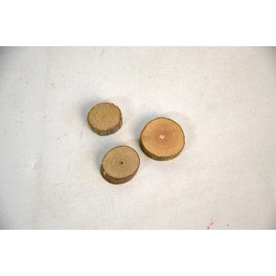 355019 - Set 200 discuri lemn, scoarta aprox 0.5x1.5-2cm - ANT-CH