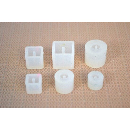 363916 - Matrita, mulaj silicon margele - set 6 modele - 2x2cm - ANT-CH