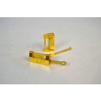 366420 - Incuietoare - lacat metal auriu - 1x3x1.7cm.h - ANT-CH