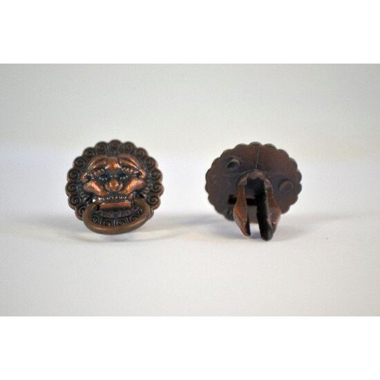 366996D - Mini maner sertar rotund, nuanta cupru antic - ANT-CH