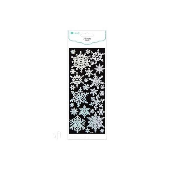 DPNK-083 - Set 27 stickere decorative argintii - stelute - DP CRAFT