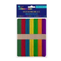 KSPA-007 - Set 60 betisoare lemn colorate , 14.8 x 1.7 cm - DP CRAFT