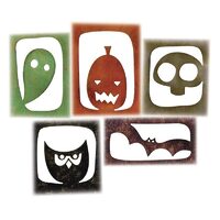 H - 663088 Set 5 cuttere Thinlits - Halloween Hangouts - Sizzix