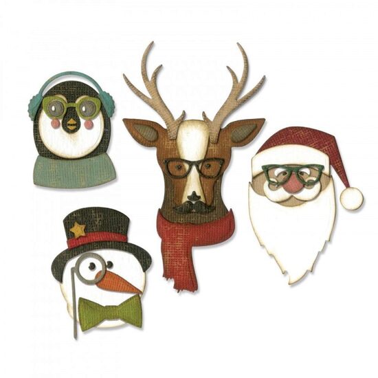 H - 663099 Set 24 Cuttere Thinlits - Cool Yule - Sizzix