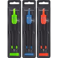 FC174100 Compas College mic diverse culori - Faber-Castell