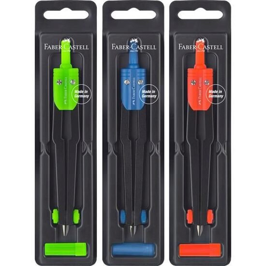 FC174100 Compas College mic diverse culori - Faber-Castell