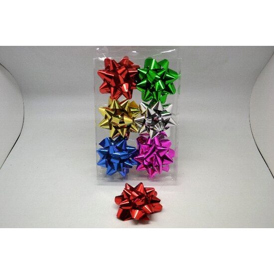 485165 - Set 6 fundite adezive pt. cadou, culori diferite, 9cm - ANT-CH