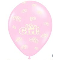 SB14P-270-081J - Balon roz - Its a girl - 30 cm - PARTY